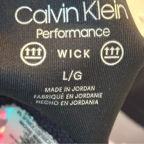 Calvin Klein Performance Women's High-Waist Bike Shorts Size L 🆕 - Picture 5 of 8